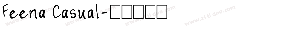 Feena Casual字体转换